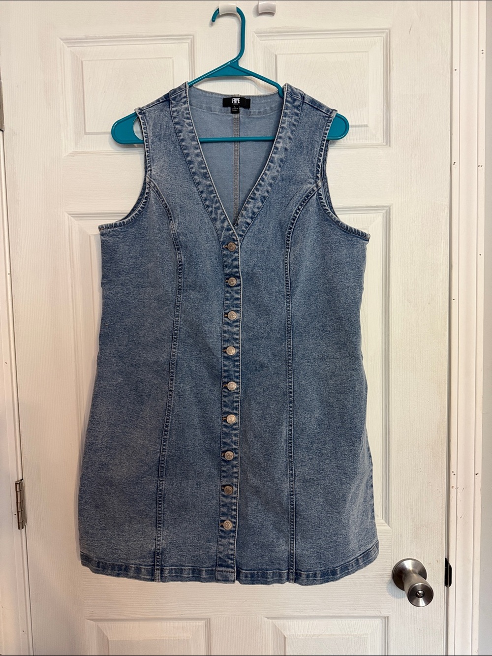 Ladies Frye denim jumper dress